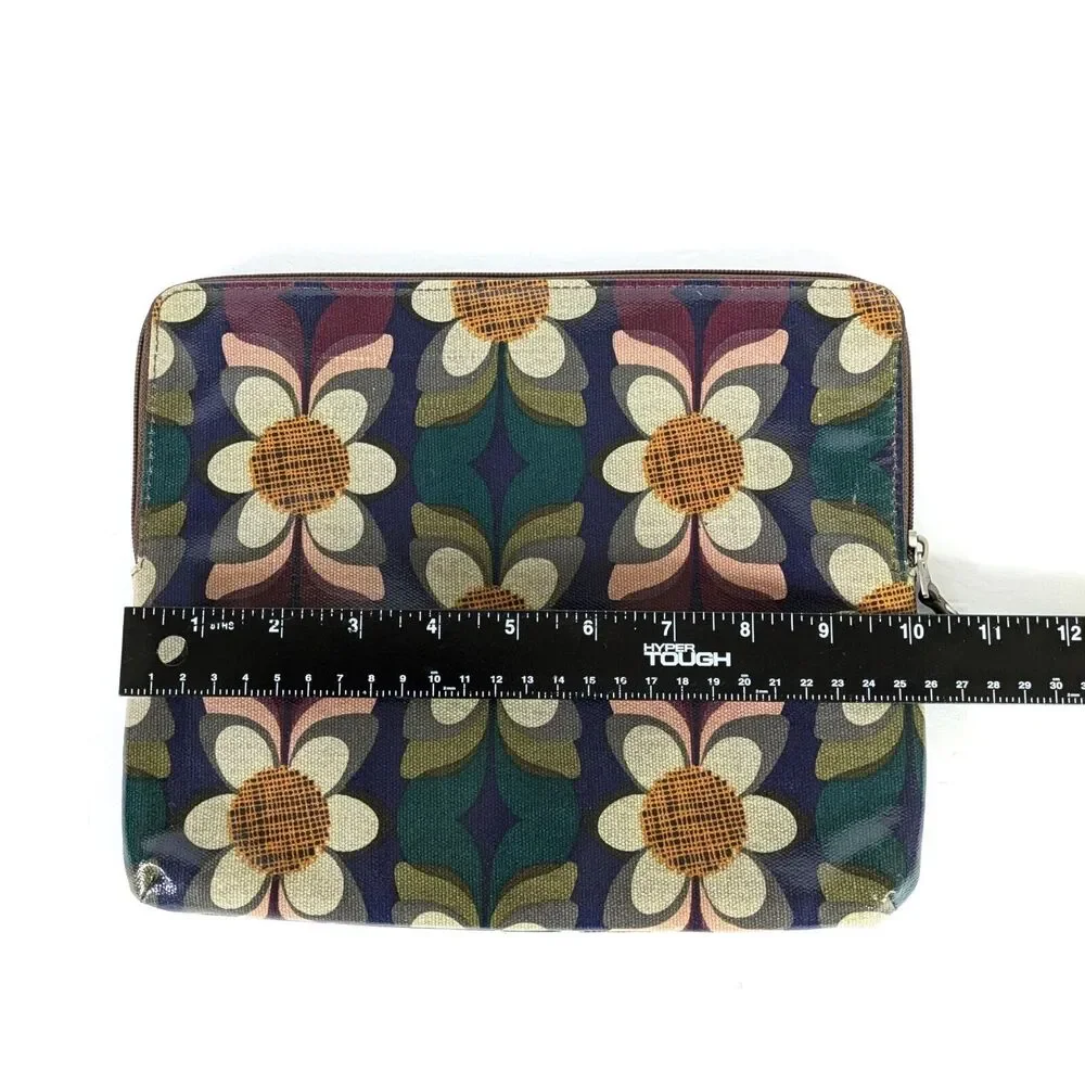 Fossil Key-Per Mod Floral Tablet Case iPad Sleeve 8.5x10 Coated Canvas Retro